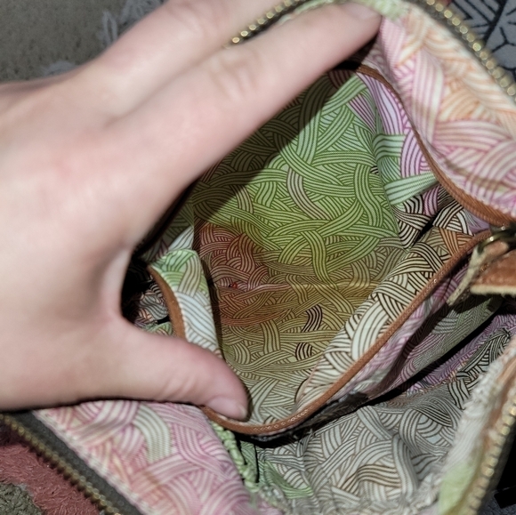 THE SAK KENDRA CROSSBODY IN CAMEL TAN LEATHER - Picture 11 of 14